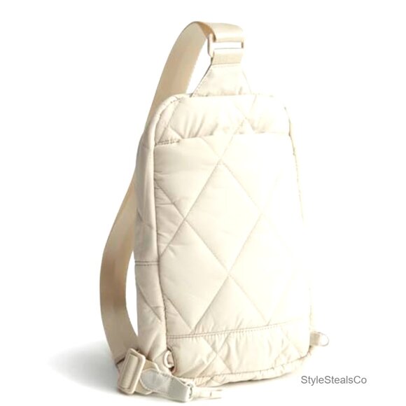 Featherweight Sling Backpack, Adjustable Strap, Zip Compartments, 11x7x3 Inches main image 7